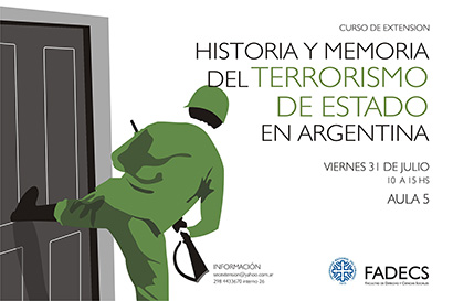 CURSO DE EXTENSIÓN "HISTORIA Y MEMORIA DEL TERRORISMO DE ESTADO EN ARGENTINA"